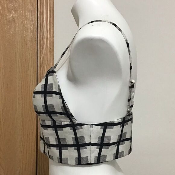 Revolve X NBD Gingham Bralette Crop Top New With Tag Size Medium - Picture 5 of 10